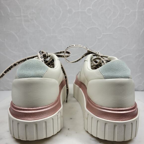 Adidas HyperSleek Womens 10 Off White Copper Metallic Platform Sneaker Shoe - Picture 12 of 16